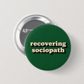 Sociopath Ronde Button 5,7 Cm (Voorkant /achterkant)