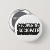 Sociopath Ronde Button 5,7 Cm (Voorkant /achterkant)