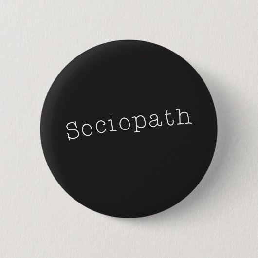 Sociopath Ronde Button 5,7 Cm (Voorkant)