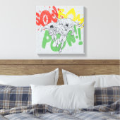 SOCK BAM POW Batman en Robin Canvas Afdruk (Insitu (Slaapkamer))