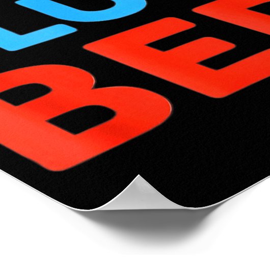 Sock Blue Bed Funny Meme Poster (Hoek)