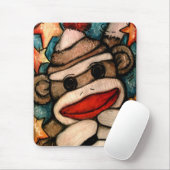 SOCK-er Monkey Muismat (Met muis)