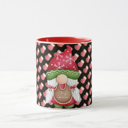 Sock Gnome past kleur aan Mok (Midden)