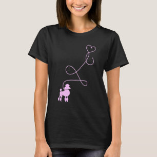 Sock Hop Costume 50s Theme Dog Pink Poodle uit 195 T-shirt