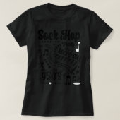 Sock Hop Costume Rock en Roll  1950s R T-shirt (Design voorkant)