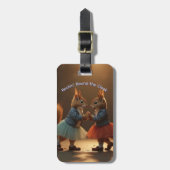 Sock Hop Eekhoorns Bagagelabel (Voorkant verticaal)