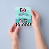 Sock Hop Party Flyer (Hand)