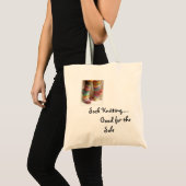 Sock Knitting Tote Bag (Voorkant (product))
