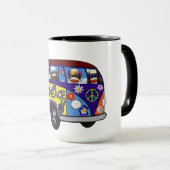 Sock Money Peace Bus Mug Mok (Voorkant rechts)