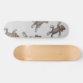 Sock Monkey-actie Skateboard (Horizontaal)