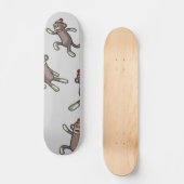 Sock Monkey-actie Skateboard (Voorkant)