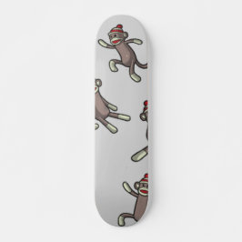 Sock Monkey-actie Skateboard
