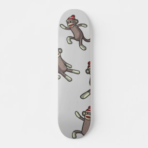 Sock Monkey-actie Skateboard