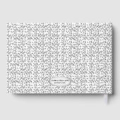 Sock Monkey-Afstuderen Gastenboek (Achterkant)