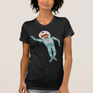 Sock Monkey Astronaut T-shirt