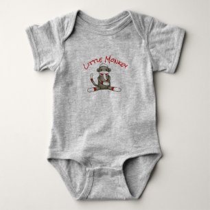 Sock Monkey Baby Romper