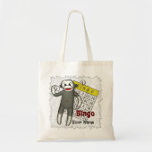Sock Monkey Bingo Tote Bag (Voorkant)