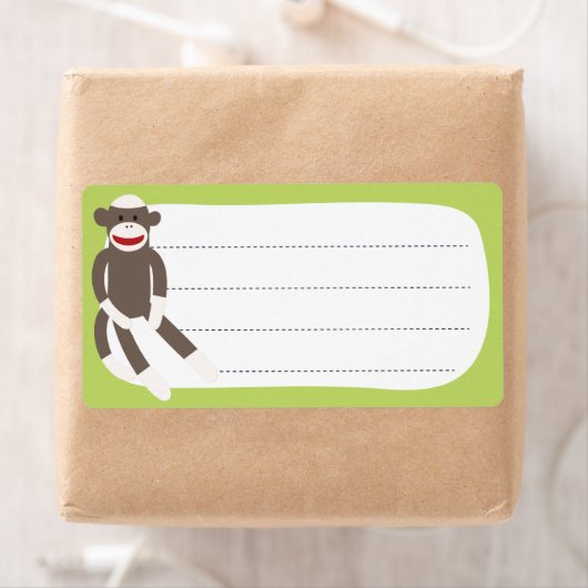 Sock Monkey blanco label (Insitu)