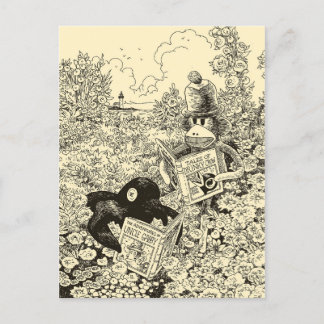 Sock Monkey-Briefkaart Briefkaart