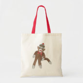 Sock Monkey-Canvas tas (Voorkant)