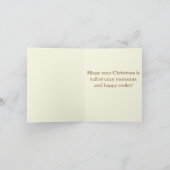 Sock Monkey - Cartes de Noël Apple (Intérieur)