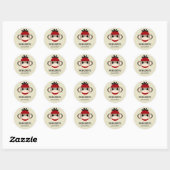 Sock Monkey CECI APPARTIENT À Stickers (Feuille)