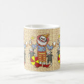 Sock Monkey Clown mok (Center)
