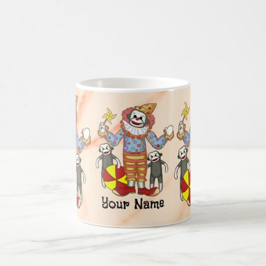 Sock Monkey Clown mokken (Center)