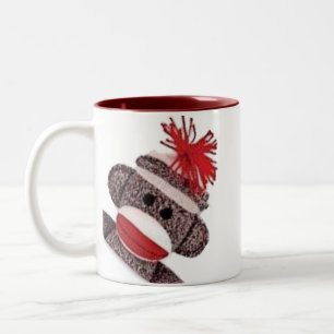 SOCK MONKEY Coffee Mok Cup
