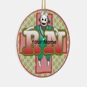 Sock Monkey custom RN Nurse ornament (Rechts)