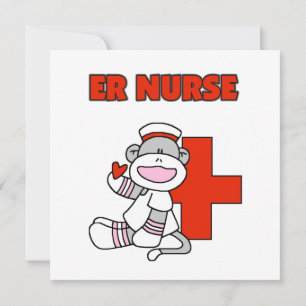 Sock Monkey ER Nurse T-shirts en cadeautjes