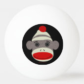Sock Monkey Face Pingpongballen (Achterkant)
