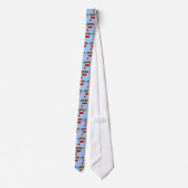 Sock Monkey Face Stropdas (Achterkant)
