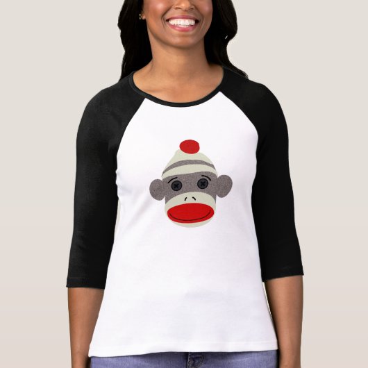 Sock Monkey Face T-shirt (Voorkant)