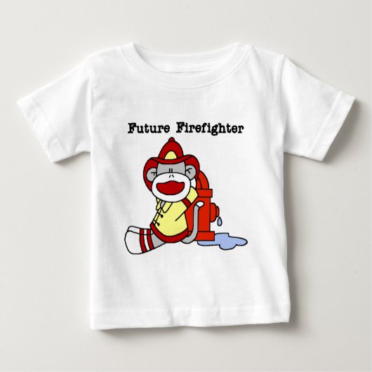Sock Monkey Futur pompier Tshirts et cadeaux (Devant)