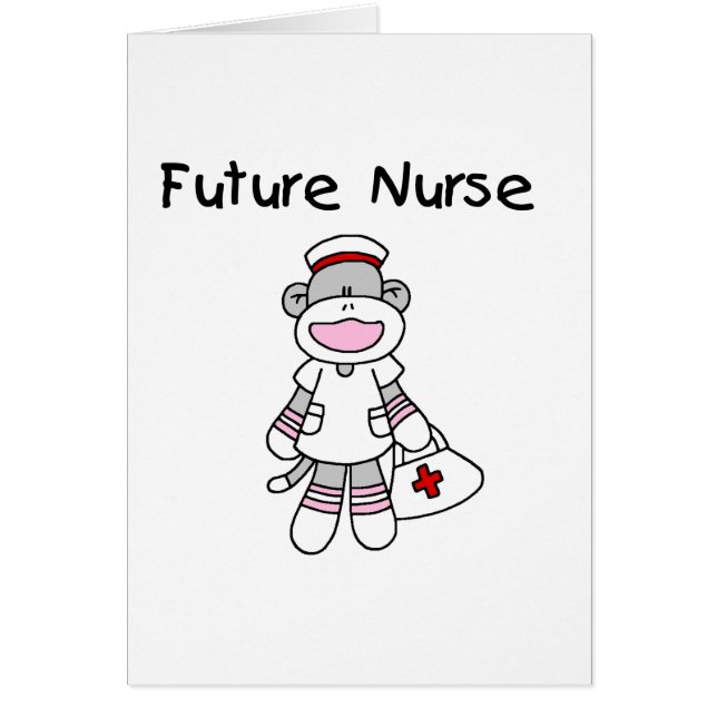 Sock Monkey Future Neurse T-shirts en cadeautjes (Voorkant)