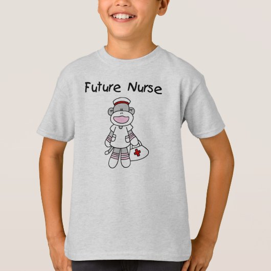 Sock Monkey Future Neurse T-shirts en cadeautjes (Voorkant)