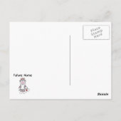 Sock Monkey Future Neurse T-shirts en cadeautjes Briefkaart (Achterkant)