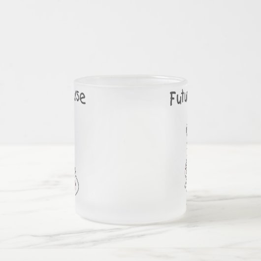 Sock Monkey Future Neurse T-shirts en cadeautjes Matglas Koffiemok (Center)