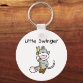 Sock Monkey Girl Little Swinger Sleutelhanger (Voorkant)