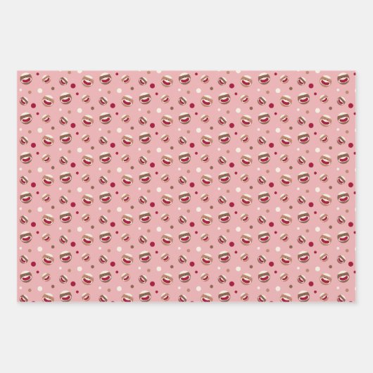 Sock Monkey Glimlach Inpakpapier Vel (Voorkant 2)