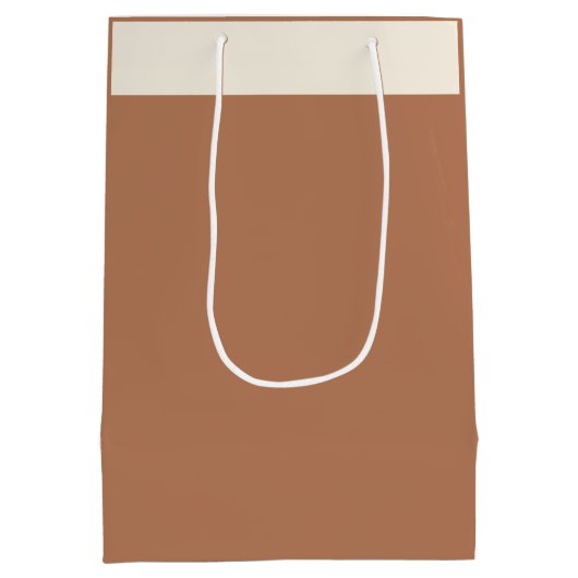 Sock Monkey Glimlach (Meisje) Medium Cadeauzakje (Achterkant)