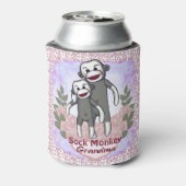 Sock Monkey Grandma Blikjeskoeler (Blikje Achterkant)