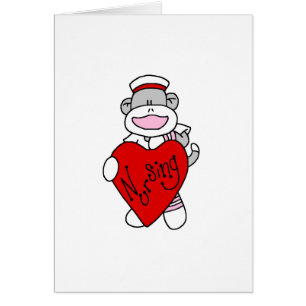 Sock Monkey I Love Nursing T-shirts and Gifts