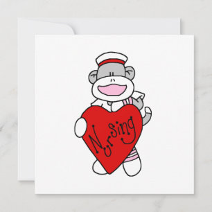 Sock Monkey I Love Nursing T-shirts and Gifts