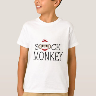 Sock Monkey in Wording T-shirt