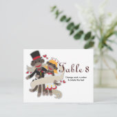 SOCK MONKEY Kaart aantal Briefkaarten Bindingstabe (Staand voorkant)
