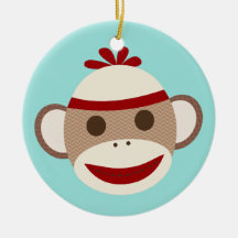 Sock Monkey-kerstversiering