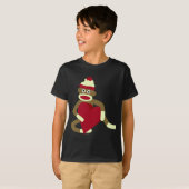 Sock Monkey Love Heart T-shirt (Voorkant volledig)