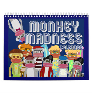 Sock Monkey Madness Kalender